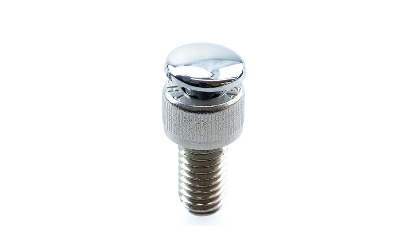 Bolt Head Plugs for M8 Cap Bolts, Chrome Plated, 12.5mm, Pack of 10