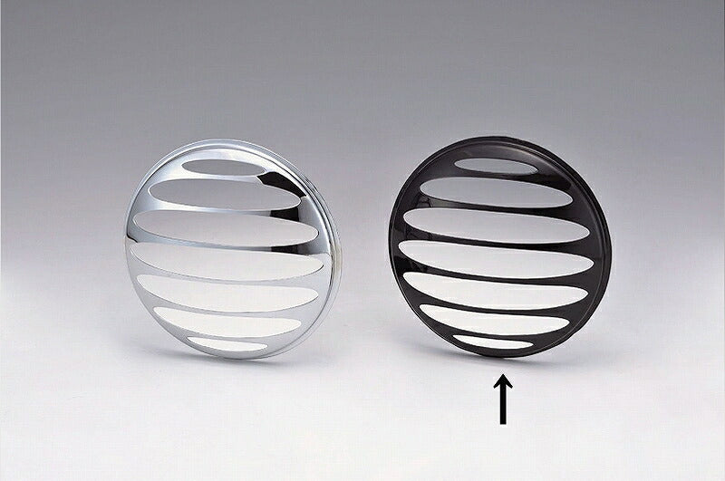 ヘッドライトグリル 5-3/4インチ用(05-) ブラック