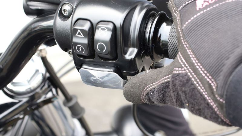 Turn Signal Extension Lever 2 Silver XL Dyna Softail