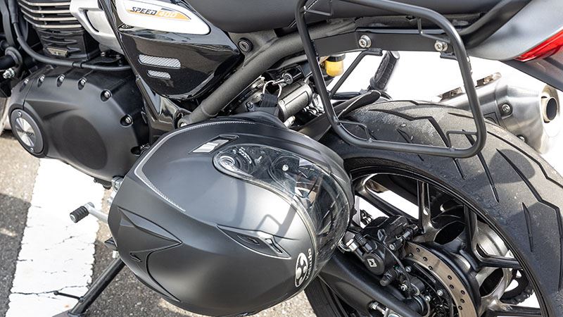 ヘルメットロック ブラック スピード400/スクランブラー400X