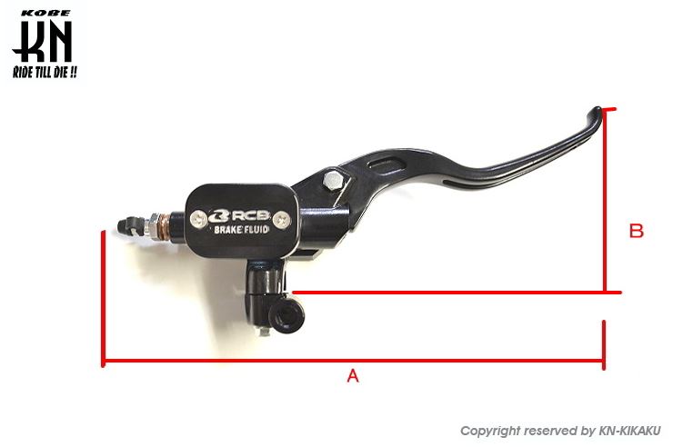 RCB Master Cylinder E-3 Series Right Side / Standard Thread M10 Universal Motorcycle Brake Parts