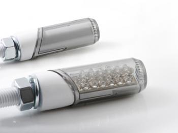 汎用LED円柱形ミニランプ (STARTECH) スモークレンズ/ホワイトボディー