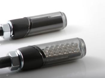 汎用LED円柱形ミニランプ (STARTECH) スモークレンズ/ブラックボディー
