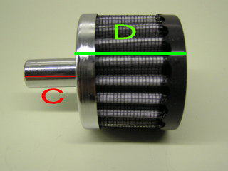 Universal Breather Filter Small