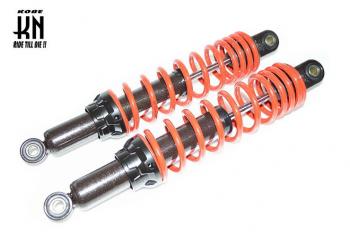 リアショック 330mm 黒/レッド (HYBRID シリーズ)