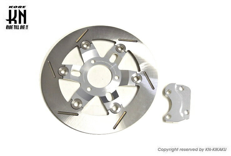 ビッグブレーキディスク ステンレス シルバー BW'S100