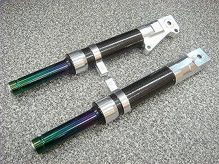 ディオ系 フロントフォーク カーボン柄