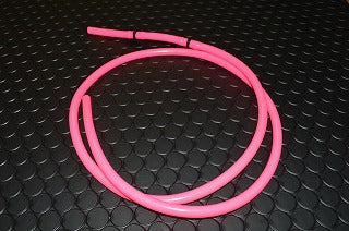 内径5mm~6mm ブリーザーホース (ワンウェイバルブ付) 蛍光ピンク