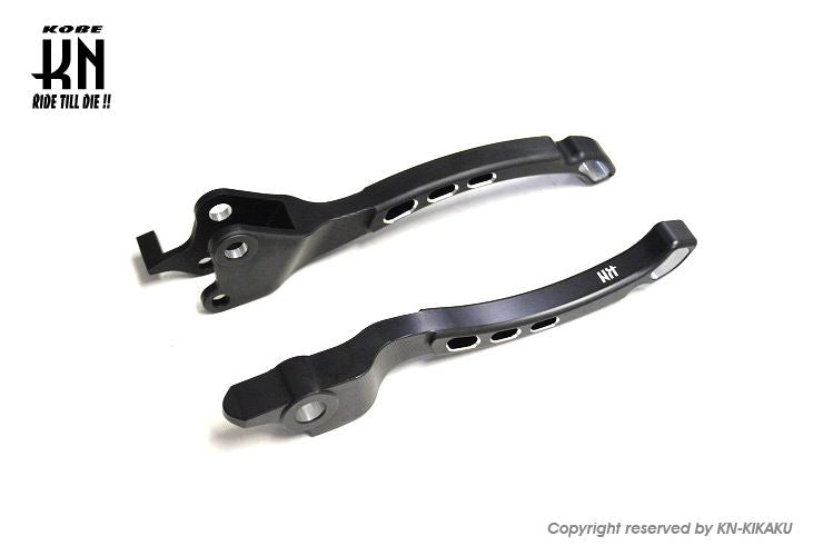 デュアルカラーブレーキレバー マットブラック/シルバー シグナスグリファス/UBS バイク