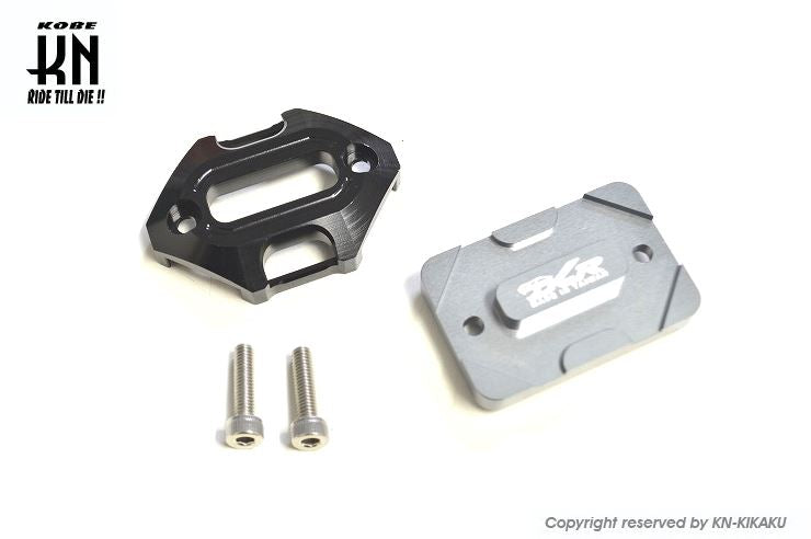 アルミビレットマスターシリンダーキャップ【DCR】 ブラック タイプ3