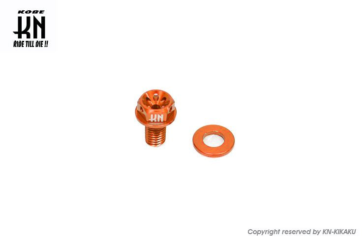 アルミCNCミッションドレンボルト オレンジ ヤマハ車両系 バイク