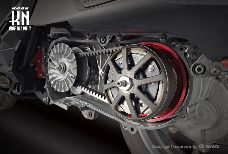 KOSO HPアルミセカンダリ レッド シグナスGRYPHUS(6型)/X FORCE/NMAX125/155 バイク