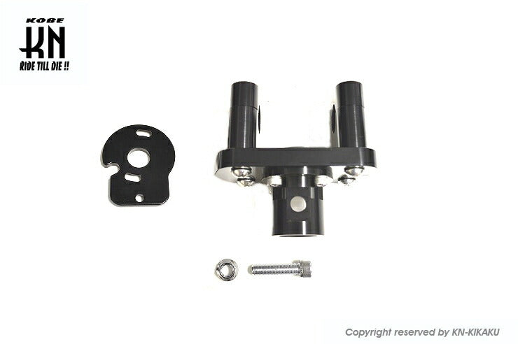 NCY ハンドルポスト+メーターブラケット ブラック ズーマー/AF58