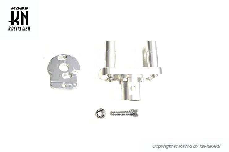 NCY ハンドルポスト+メーターブラケット シルバー ズーマー/AF58