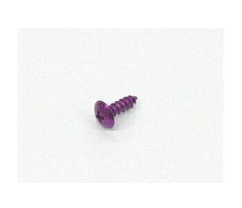 Aluminum Tapping Screws (Phillips/Truss/Type 1) Purple 4X12 8 pcs