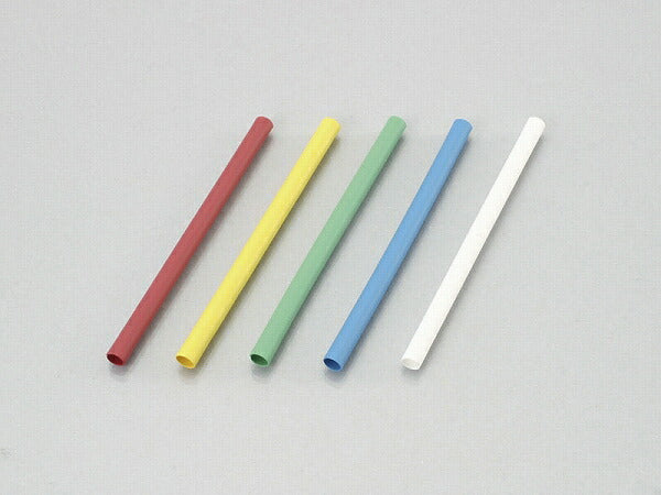 Heat shrink tubing 3φX70mm Five-color set, 1 piece each