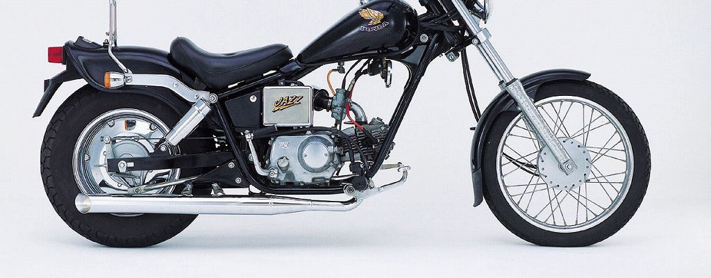 スラッシュカットマフラー クロームメッキ ジャズ