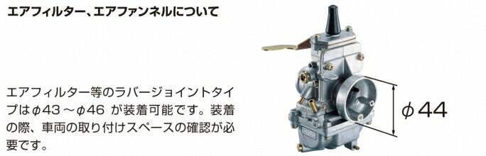 ビッグキャブキット ミクニフラットφ24 RZ50 5R6/1HK TZR50 TZ50