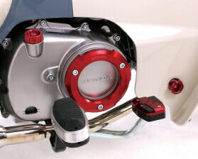 R. Crankcase Cover Ring, Right, Red - Super Cub C125, Monkey 125
