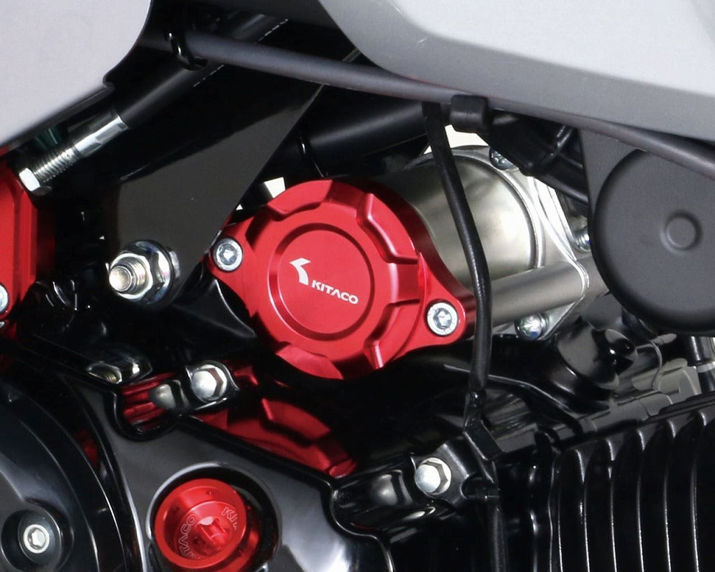 Starter Motor Cover Red Anodized Monkey 125 Dax 125 GROM