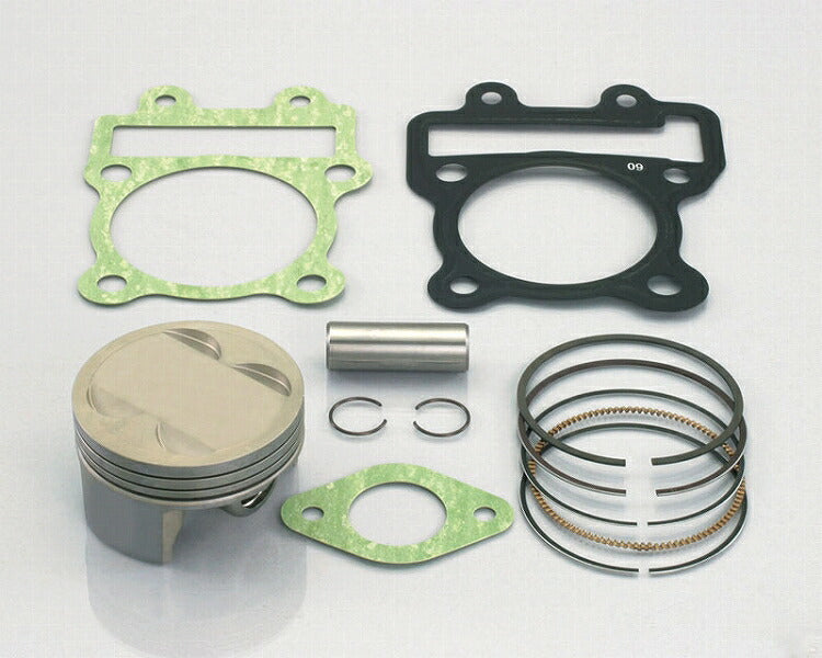 Forged Piston Kit φ60 (for ULTRA-SE4V 160cc) 3R (0.8x0.8x1.5) KSR110