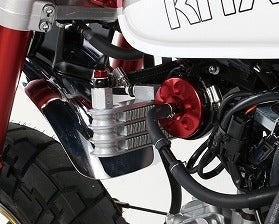スーパーオイルクーラーキット レッド 3段コア オイルキャッチタンク付 モンキー125