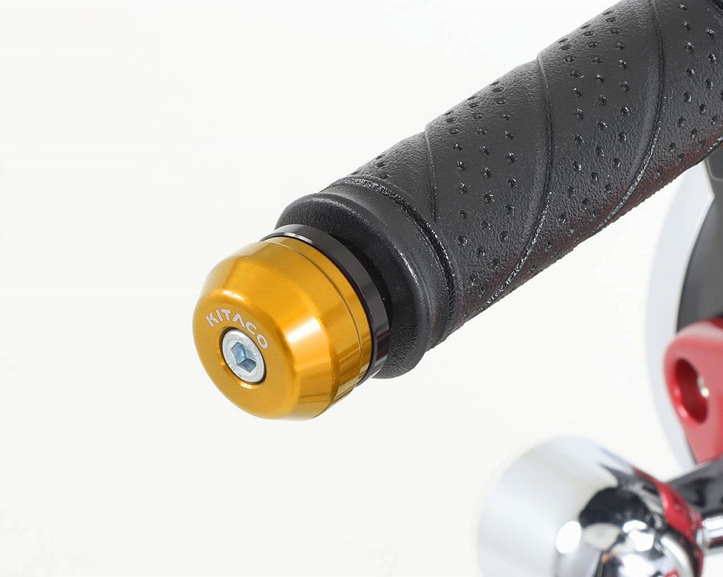 バーエンドキャップ ゴールド φ31×21mm 左右1セット クロスカブ110 ダックス125 スーパーカブC125 CT125ハンターカブ