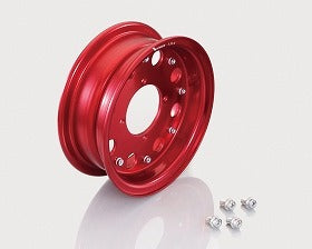 8-inch Aluminum Wheel Half Set Red Anodized 2.50 1 pc. Monkey Gorilla