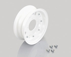 8-inch Aluminum Wheel Half Set, White Paint, 2.50, 1 Piece, Monkey, Gorilla