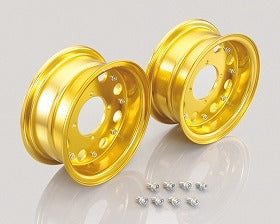 8-inch Aluminum Wheel Set Gold Anodized 3.50 Set 2pcs/set Monkey Gorilla