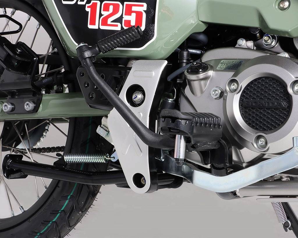 ヒールプレートセット シルバー CT125ハンターカブ 左右セット