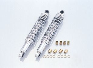 Shock Absorber, Chrome/Chrome, 305mm, Oil Damper Type, Monkey/Jolcab, 1 pc.