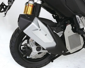 サイレンサーヒートガード シルバーアルマイト ADV150