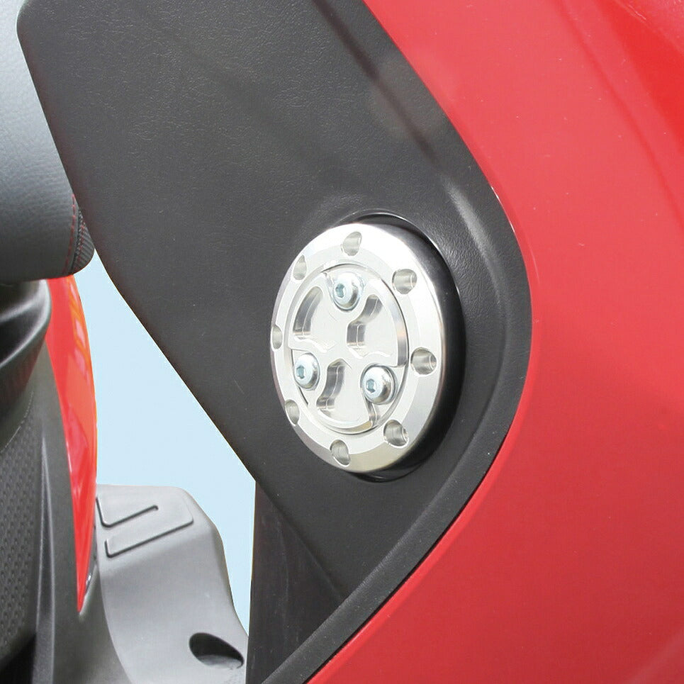 Side Marker Plate Set Silver Cygnus X