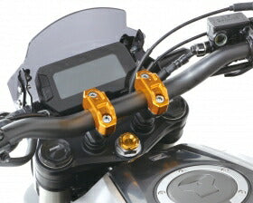 ハンドルアッパーホルダー ゴールド タイプ2 ホンダ CB125R CB250R