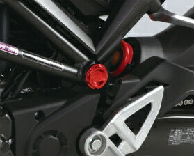 Frame Cap Set Red Anodized Honda CB125R
