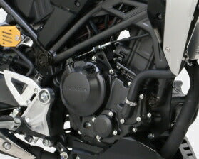 Frame Cap Set, Black Anodized, Honda CB250R