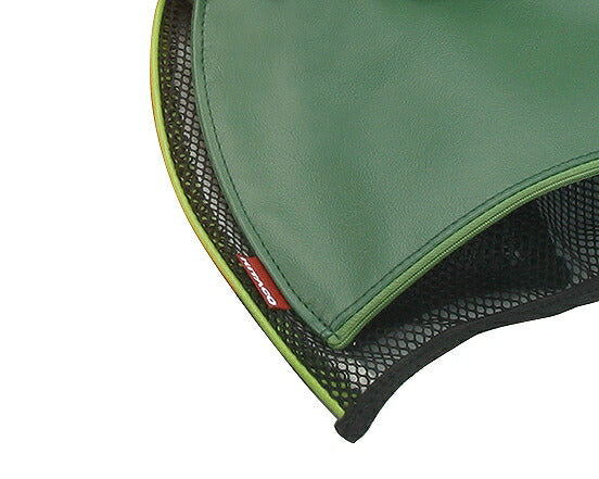 Seat Pocket - Green with Light Green Piping
