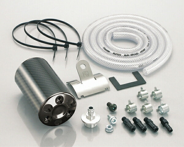Carbon Oil Catch Tank TYPE-X Black APE50-100