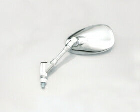 Stream Mirror Chrome Round View Type M10 Right-Hand Thread Universal Left/Right