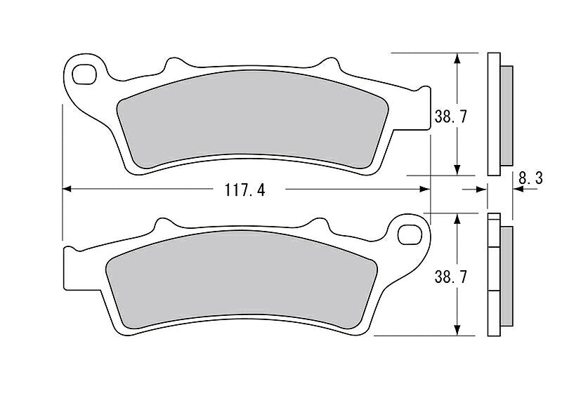 SBS Brake Pads E159 APRILIA