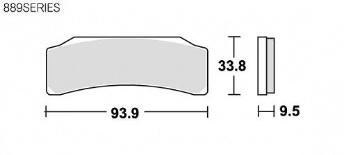 SBS Brake Pads 889 Series DS-1 Racing Dual Sinter Front Only
