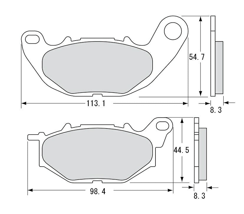 SBS Brake Pads 931HF YZF-R25 FRONT