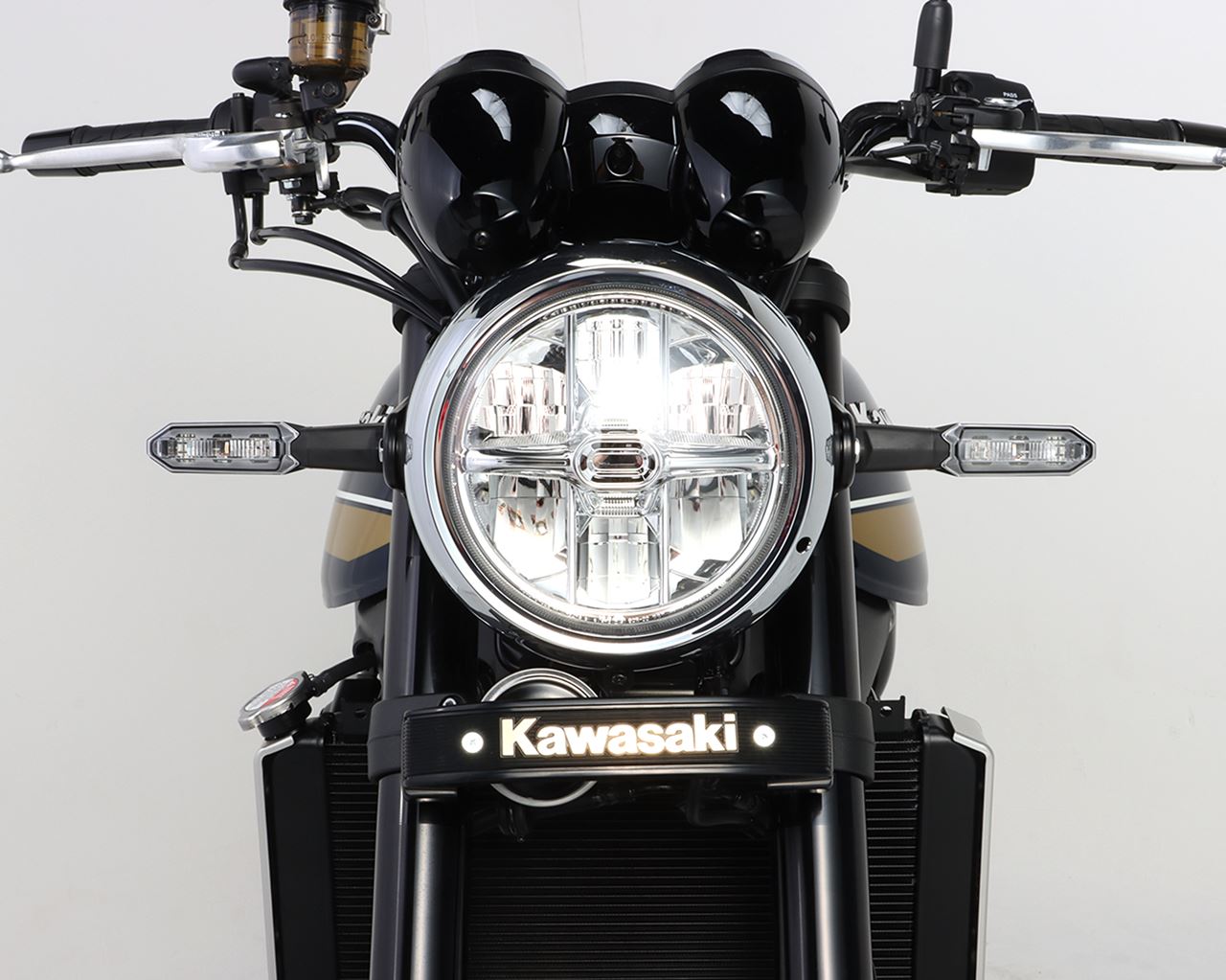 フロントエンブレムキット ブラック ラージタイプ Z900RS/SE