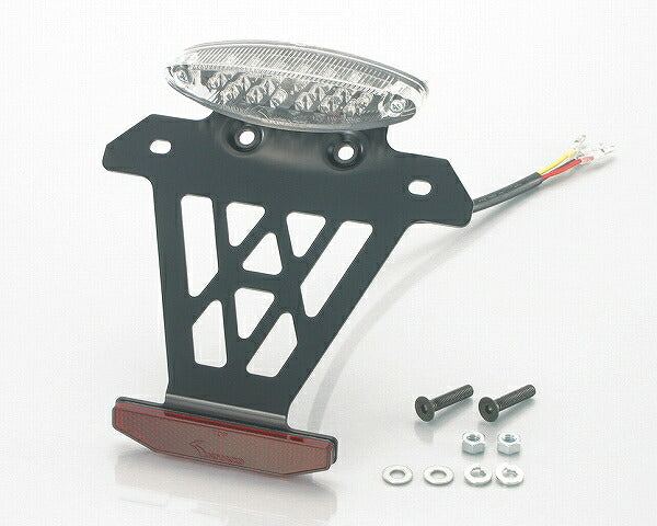 LED Taillights & Reflectors for 126cc and above (Super Slim, Clear Lens)