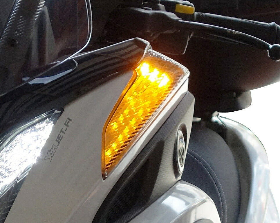 LED Front Smoked Turn Signal Lamps TRICITY