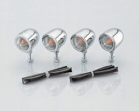 Winker Kit (Bullet Mini) Chrome/Orange Jazz