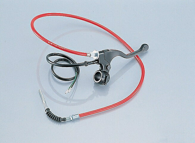 右ショートレバー\U0026ケーブルセット (ブラック/ミラーホルダー無)モンキー