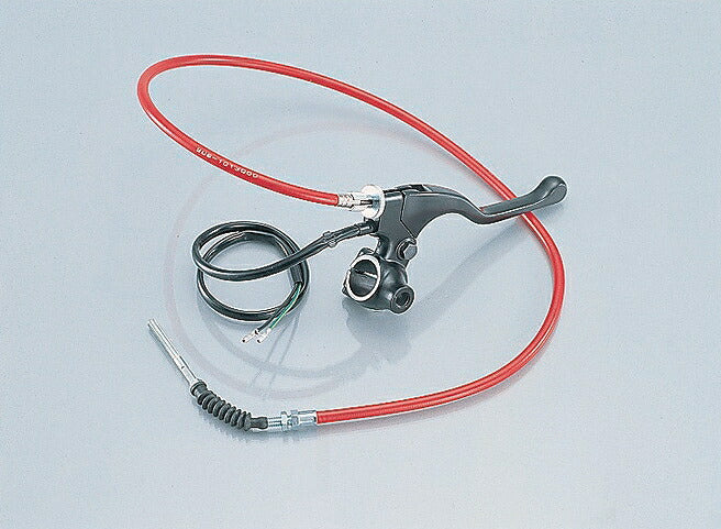 右ショートレバー\U0026ケーブルセット (ブラック/ミラーホルダー付)モンキー