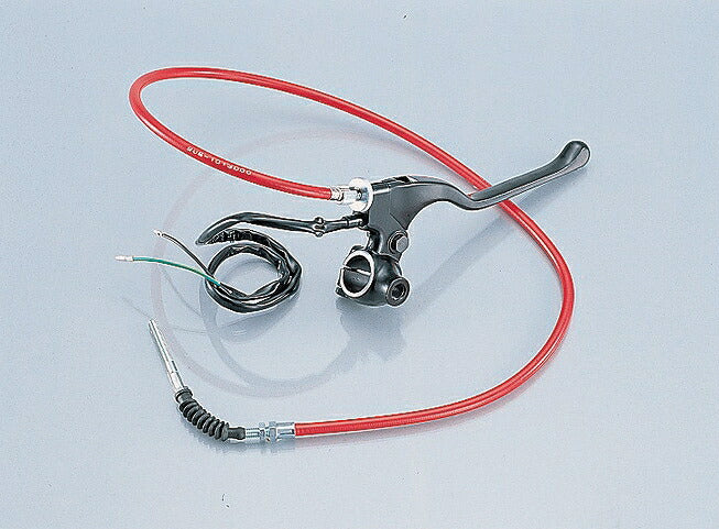 Right Long Lever & Cable Set (Black/with Mirror Holder) Monkey
